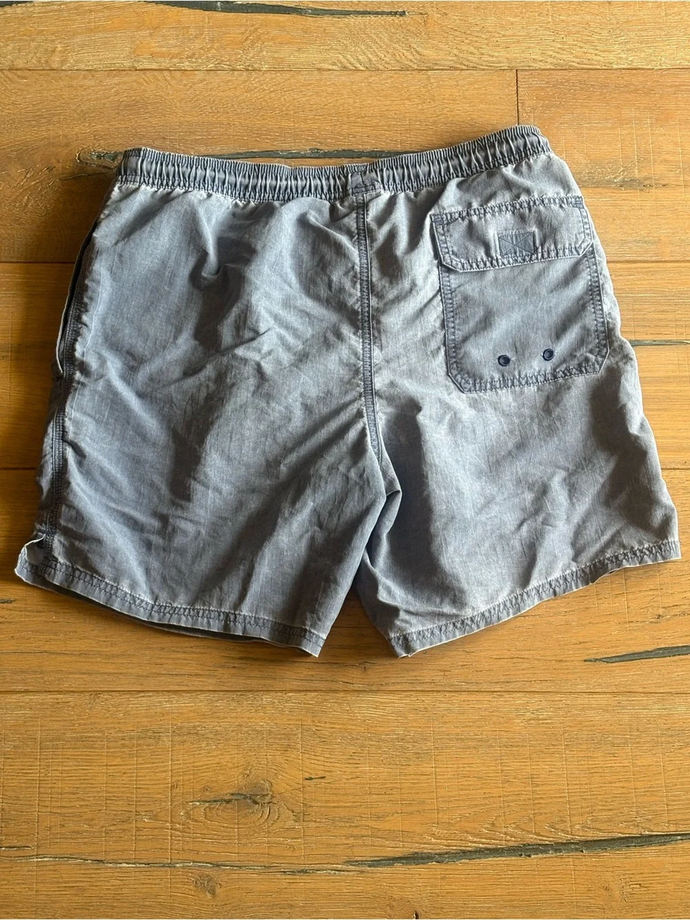 Vineyard Vines Men's Slate Blue Swim Trunks with Drawstring